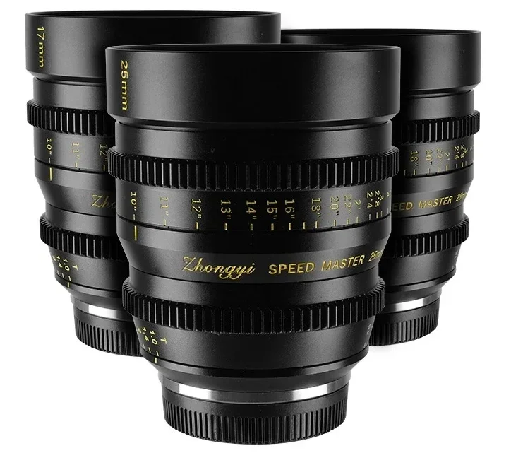 중이 미타콘 35mm T1.0 APS-C 시네마 영화 렌즈 대구경 시네마틱 렌즈