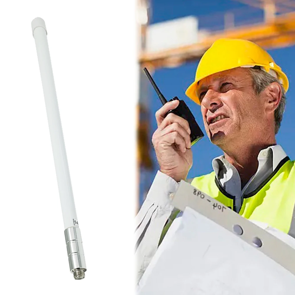 Omnidirectional Outdoor Antenna 144/430 MHz High Gain Antenna Outdoor Omni Directional Fiberglass Base Omni
