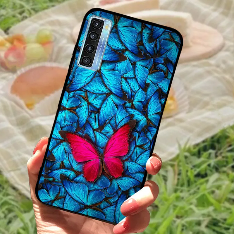 Elegant Black Marble Silicone Soft Case - Protective Bumper Cover