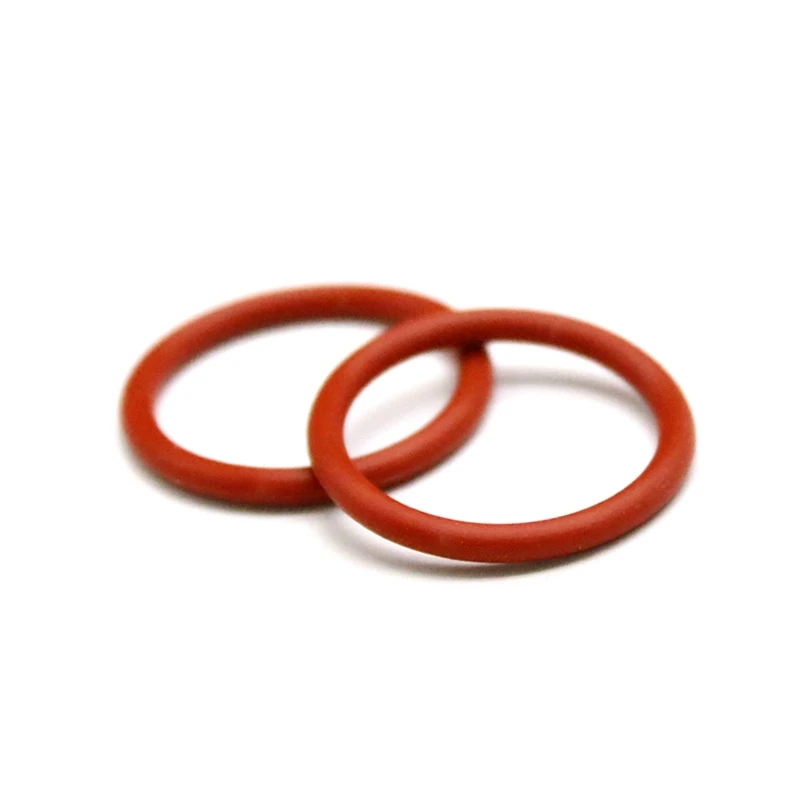 Rubber O Rings VMQ Silicone OD 10mm-80mm CS 3/3.5/4/5mm Food Grade Sealing Ring Waterproof Insulated Gasket
