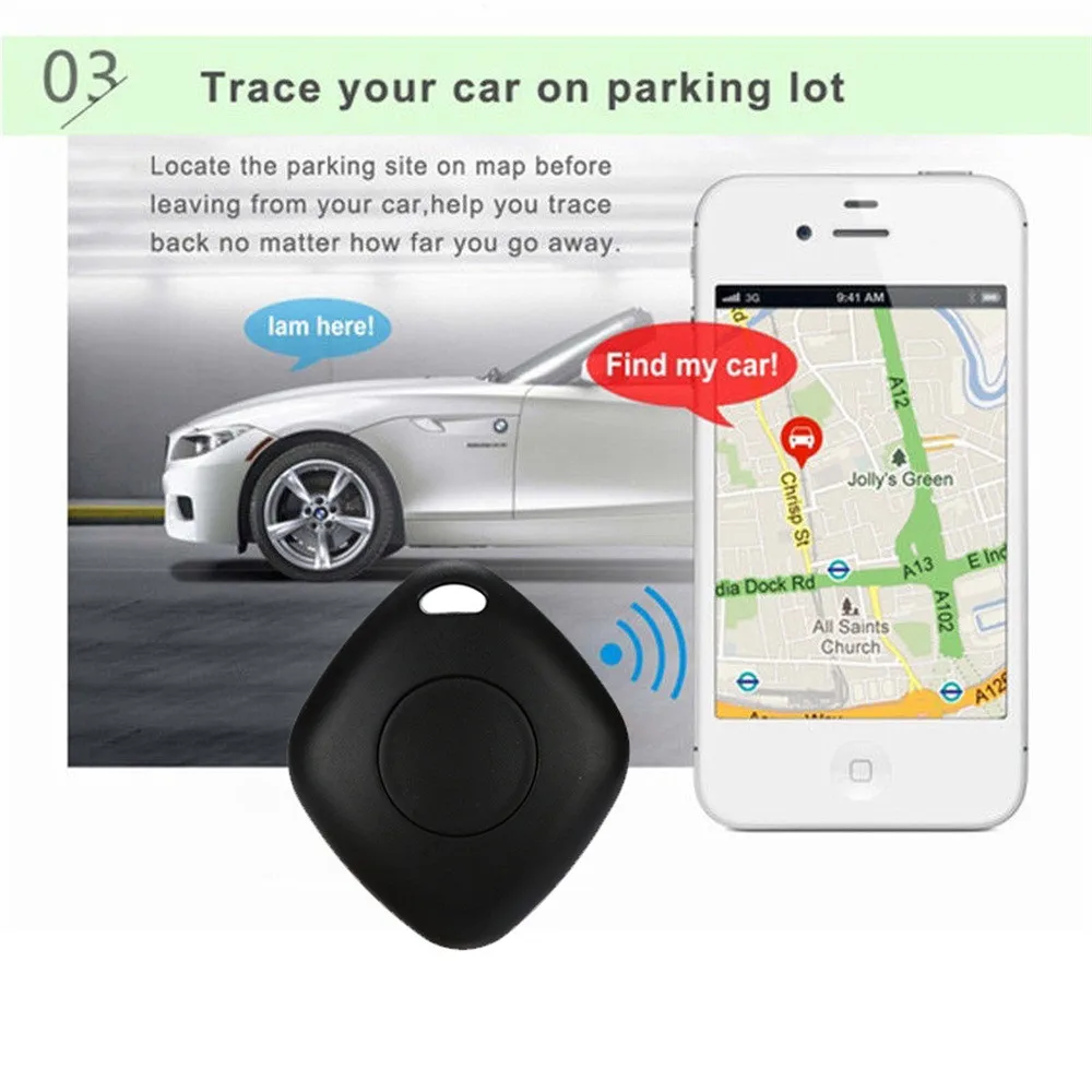 Locator Device Wireless Alarm Tracker Smart Tag GPS Key Bluetooth Anti-lost Finder gps tracker gps locator key finder anti lost tracker bluetooth tracker bluetooth gps tracker bluetooth finder anti lost alarm GPS Tracker Items