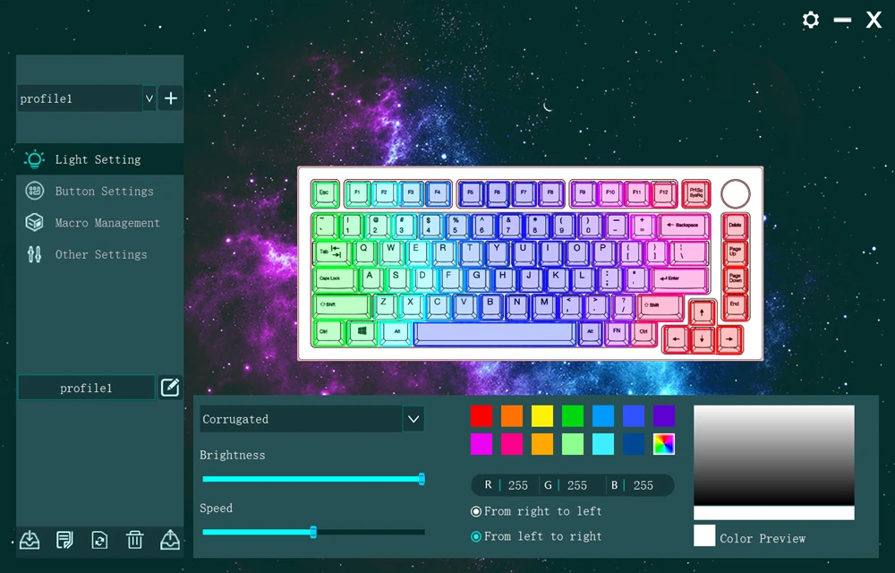 NextTime X75 75% Gasket Mechanical Keyboard kit PCB Hot Swappable Switch Lighting effects RGB switch led type c Next Time 75 computer keyboard computer peripheral