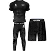 Men Sport MMA Rashguard Jiu Jitsu Jerseys+Pants MMA T Shirt +Shorts BJJ Boxing 4Pcs/Set Gym Rash Guard Fightwear Sportsuit Boxeo 3