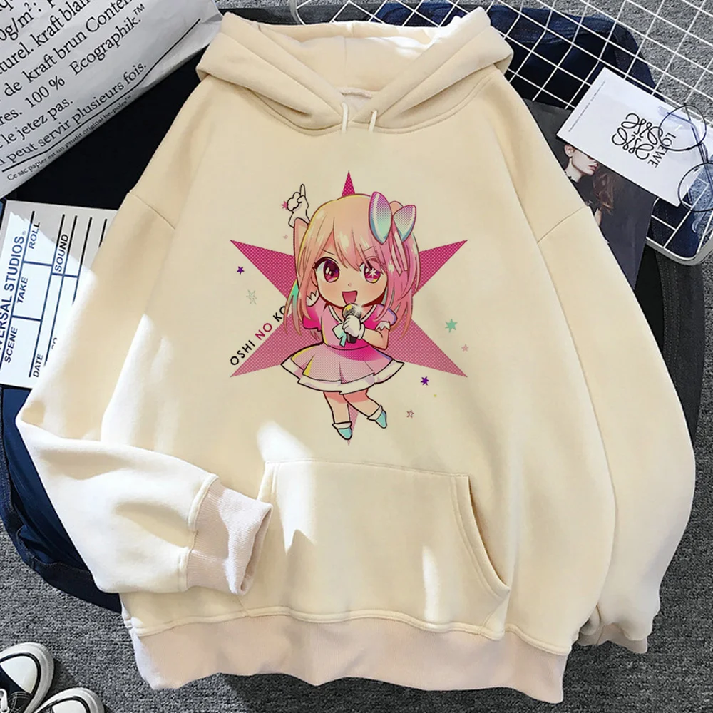 

Oshi No Ko hoodies women long sleeve top Kawaii 90s japanese sweater women anime sweatshirts