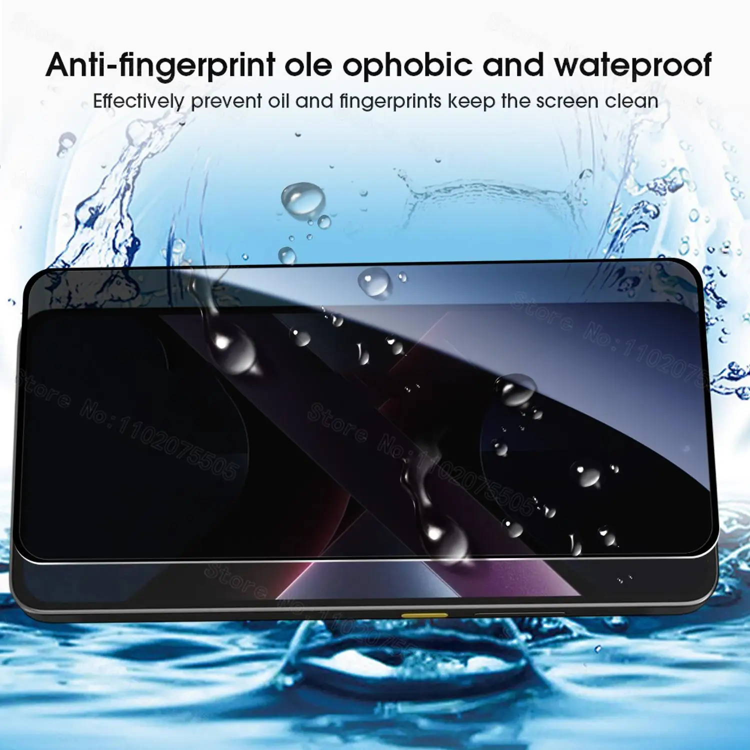 Premium 3-Pack Dust-Free Installation Privacy Screen Protector Set