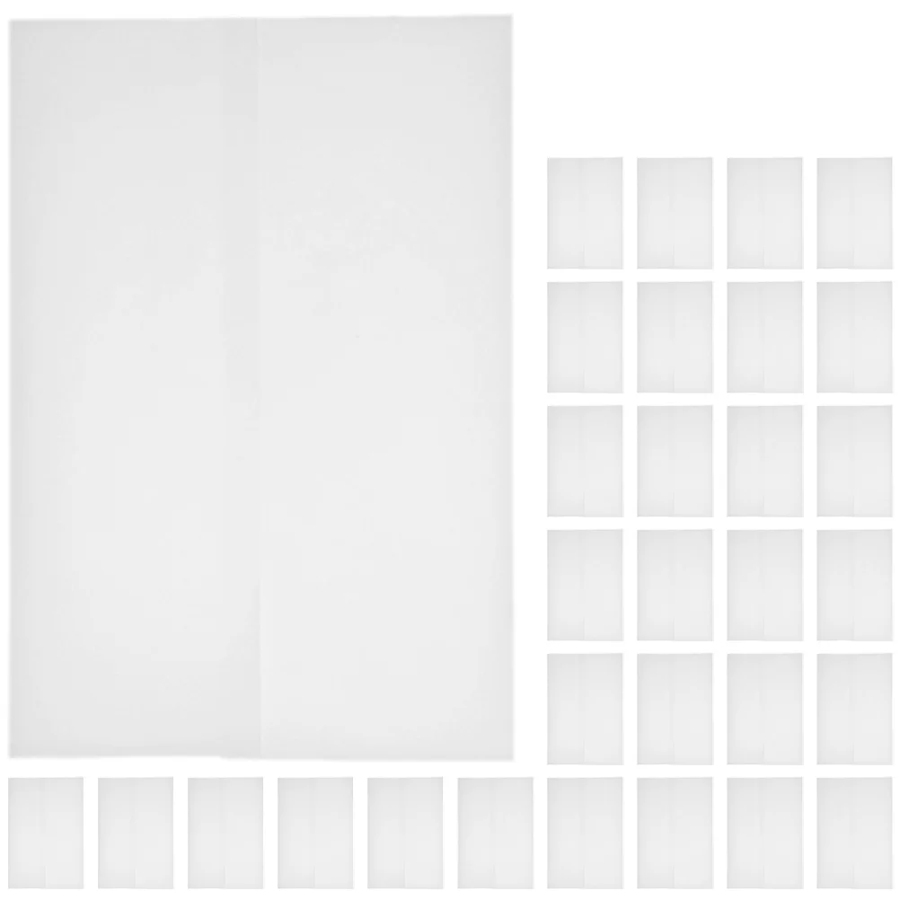 

50 шт., прозрачный бумажный конверт для приглашений на свадьбу