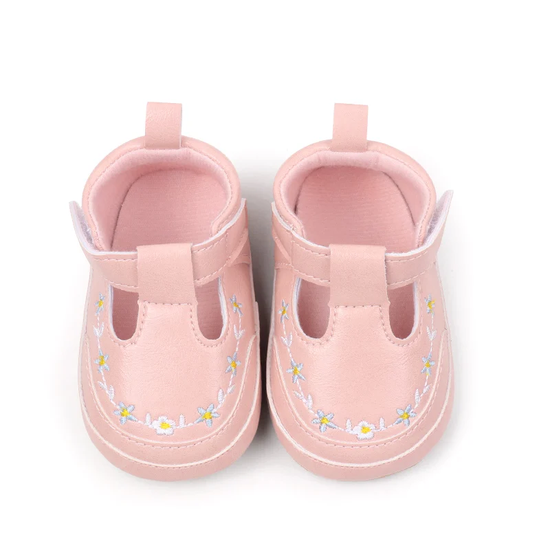 Spring and Autumn Baby Girl Boy Fashion Floral Design Casual Shoes TPR Sole Anti Slip Breathable Baby Shoes First Walker BMB4001 5