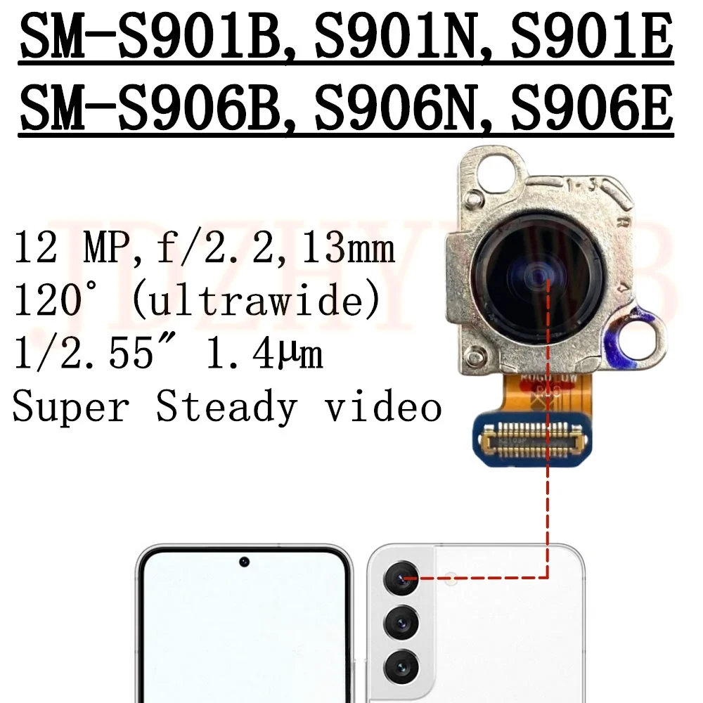 High-Quality Front and Rear Camera Module with 50 MP Main and Wide-Angle Lenses