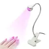 LED Table Lamp Nightlight Gooseneck Nail Lamp UV Curable Violet Lamp Mobile Phone Repair Lamp USB Clip Lamp Dormitory Lamp 3
