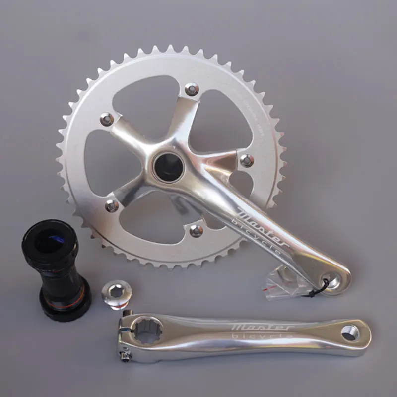 Bicycle Crankset Single Speed Crankset With Bottom Bracket Fixie
