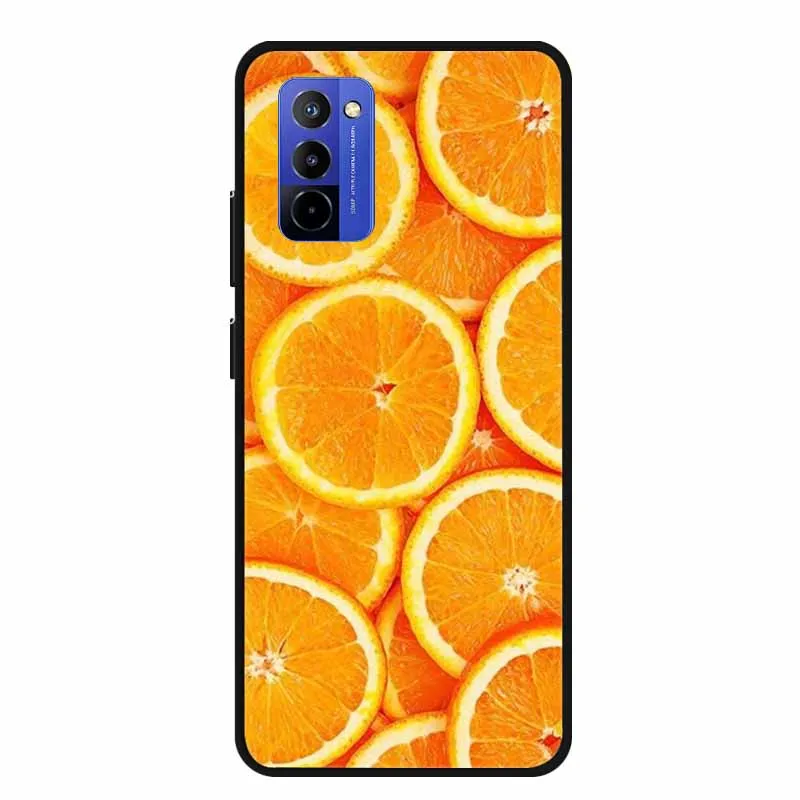 Shockproof Black Silicone Phone Case with Bumper Protection - Soft Back Cover 6.75