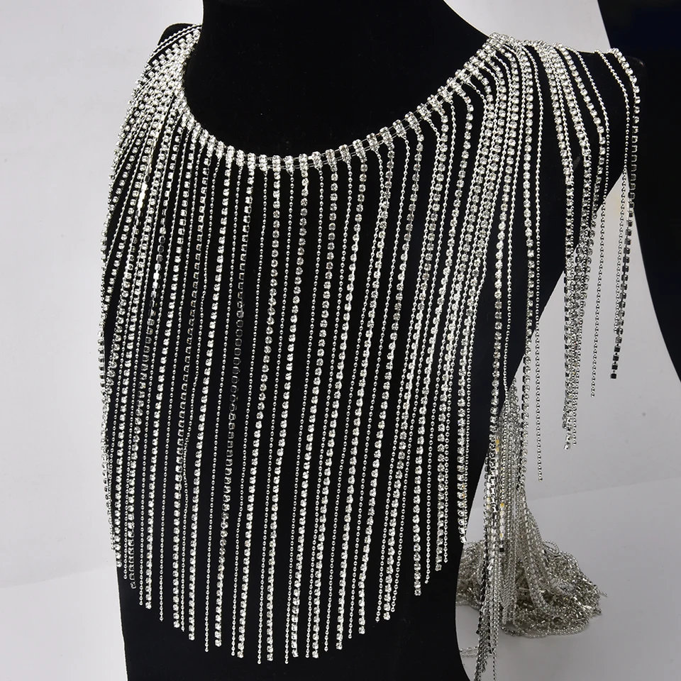 Catena Di Strass Con Artigli Di Vetro - Per Gioielli Fai Da Te - Decorazione Matrimonio - Oro