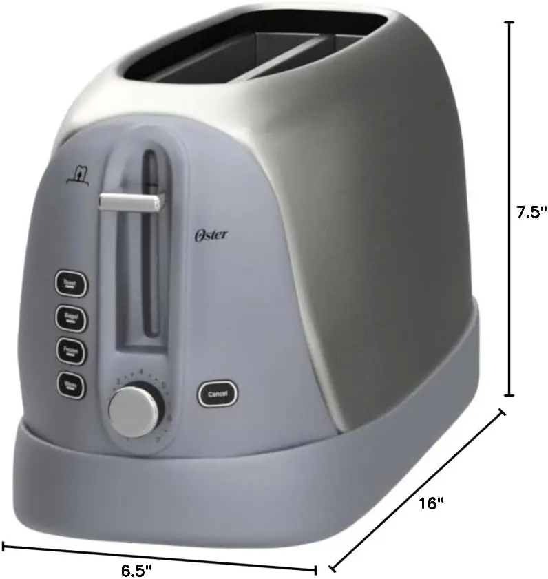 Long Slot 4-Slice Toaster, Stainless Steel (TSSTTR6330-NP) 230 Volts USA
