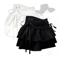 New Fashion Women Hot Girl Sweet Kawaii Bow Vintage Y2k Clothes American Streetwear Sexy Summer A-line Gothic Mini Denim Skirts - Image 2