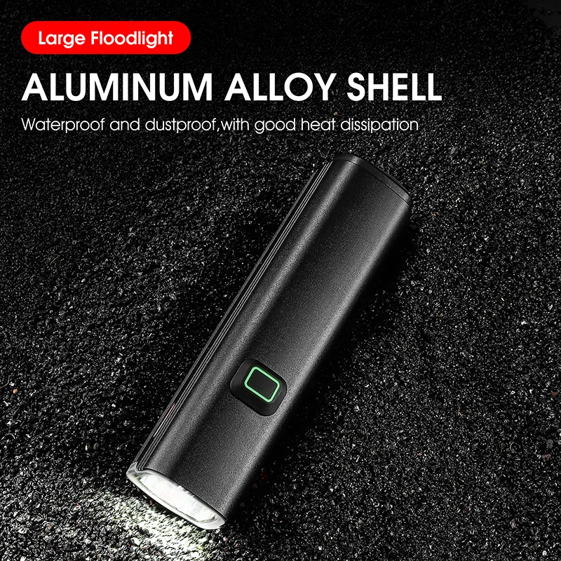 WEST BIKING Bicycle Front Light 1000 Lumens Lamp Highlight Aluminum Type-C Bike Flashlight Headlight MTB Road Cycling Light