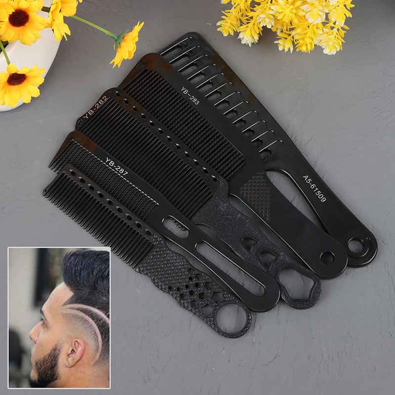 Comb Plastic Barber Comb Black Thickened Hair Cutting Men's and Women's Styling Tools