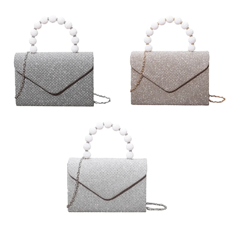 

2023 Wedding Clutch Cocktail Crossbody Shoulder Bag Sparkling Evening Bag Party Banquet Lady Purse Handbag Envelope Bag