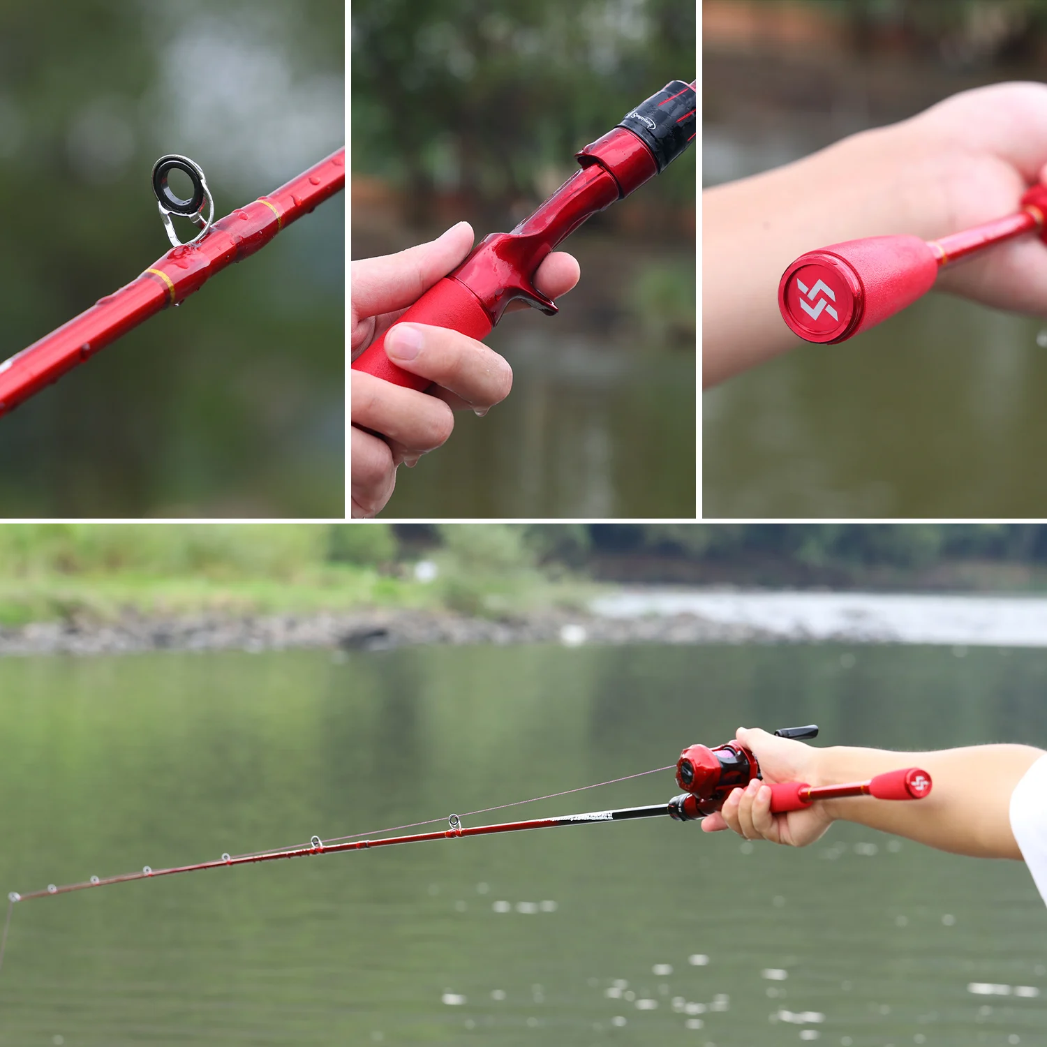 Red Fishing Rod 1.8m 2 Sections Light Weight Fishing Pole Lure Weight 3.5-14g | eBay Red Fishing Rod 1.8m 2 Sections Light Weight Fishing Pole Lure Weight 3.5-14g | eBay