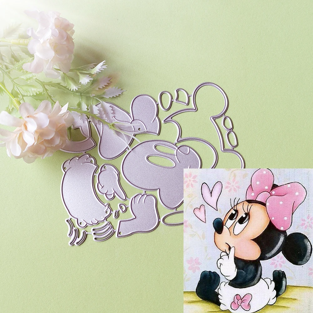 Matrice de Découpe Minnie Mouse Disney | Scrapbooking DIY