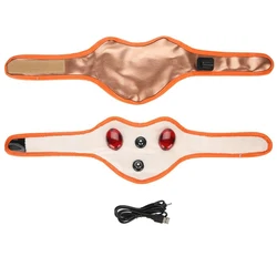 USB Electric Cervical Spine Belt Heating Infrared Vibrations Magnetic Therapy Shoulder Cervical Spine Massage Relieve Neck Mains