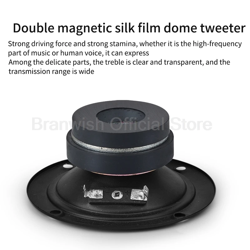 Double 6.5 Inch 8&Omega; High Power Speaker KTV Home Full-Frequency Floor Speaker Professional Private Room Meeting Stage Audio 200W