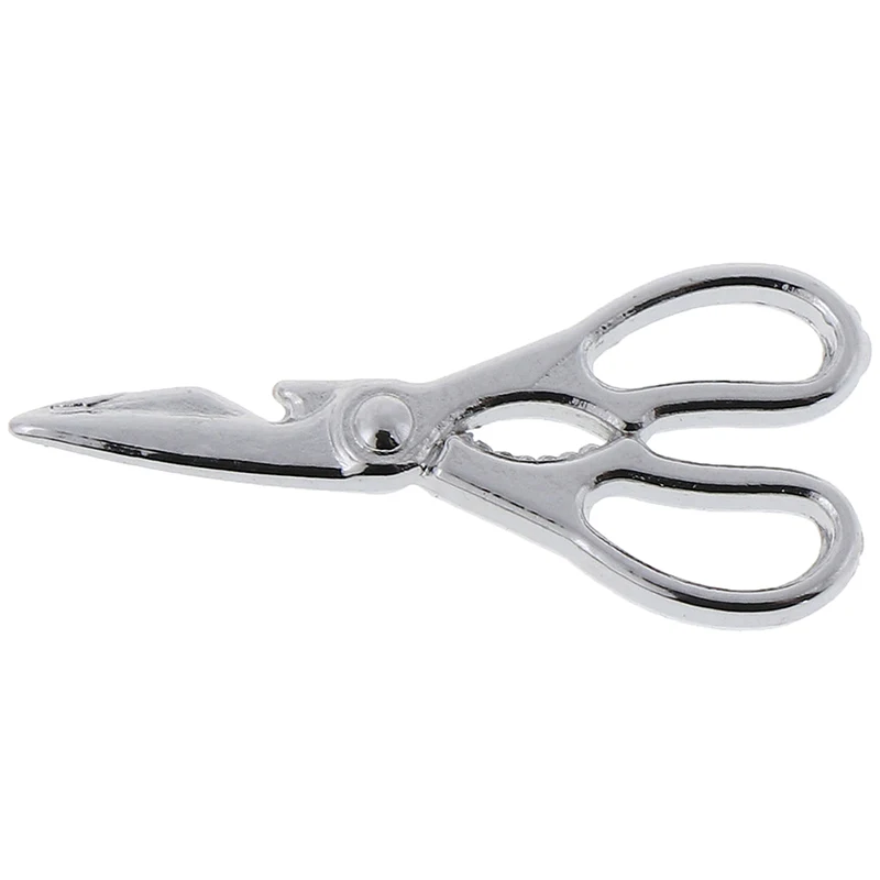 Hot sale 1Pcs Mini Metal Scissors Miniature Dolls House Furniture 1:12 Dollhouse Decor 4