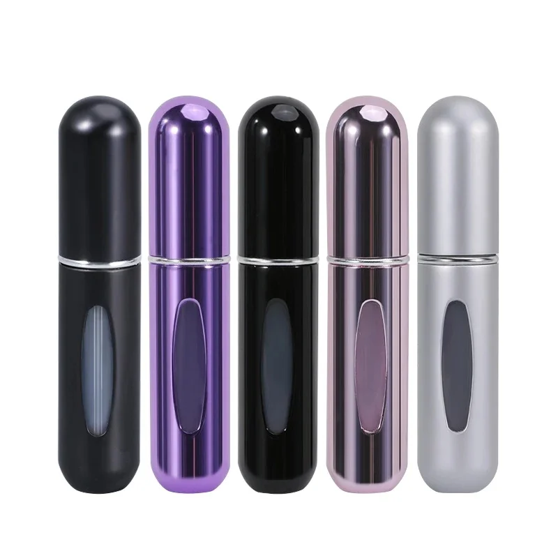 디펜서 바닥 충전 셀프 펌핑 재활용 스프레이 병, 미니 여행 휴대용 화장품 빈 병, 5ml 향수병