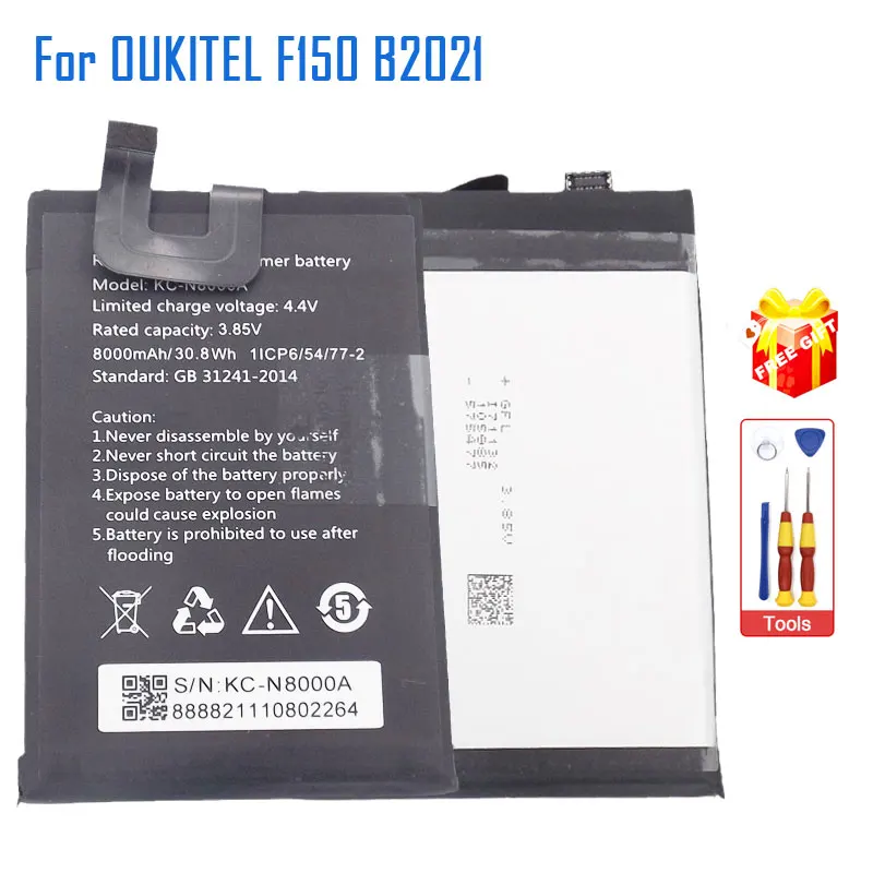 

Новый оригинальный аккумулятор Oukitel F150 B2021 Встроенный аккумулятор для мобильного телефона запасные аксессуары для телефона Oukitel F150 B2021