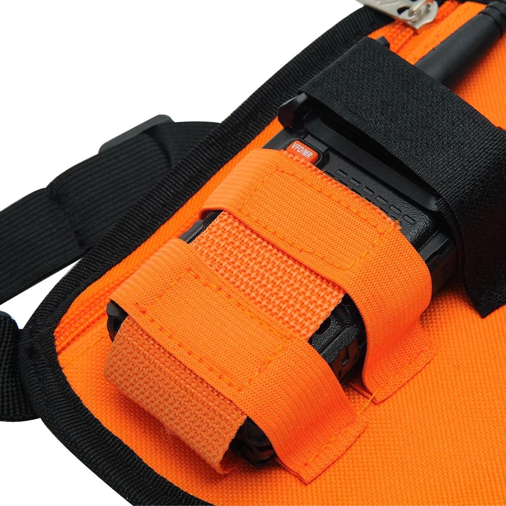 Walkie-talkie multi-function triangle chest bag portable backpack is suitable for Baofeng Kenwood TYT Quansheng and other models