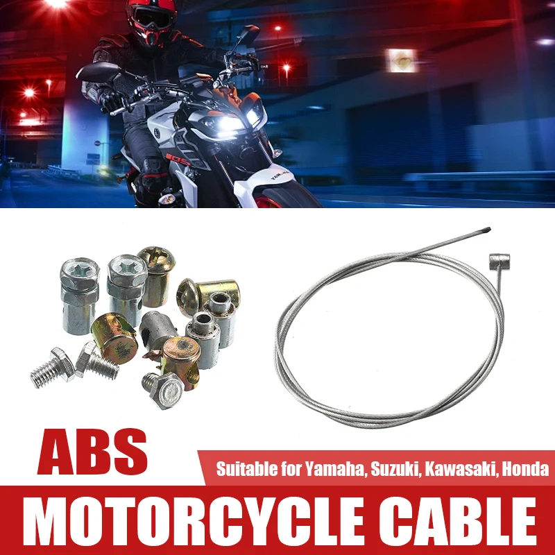 1Set100cmMotorcycleEmergencyThrottleCableBrakeClutchCable