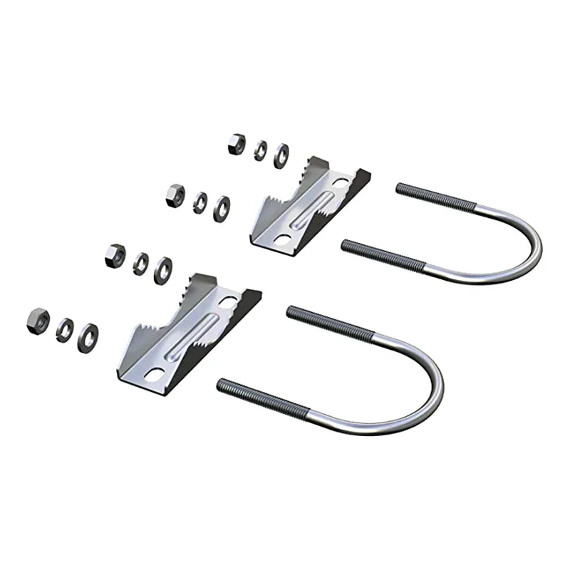 Staffa Montaggio Antenna Albero 2 Set Morsetto Albero Antenna In Acciaio 304 - Per Radio CB, Marittime, Walkie Talkie Staffa Montaggio Antenna Acciaio 304