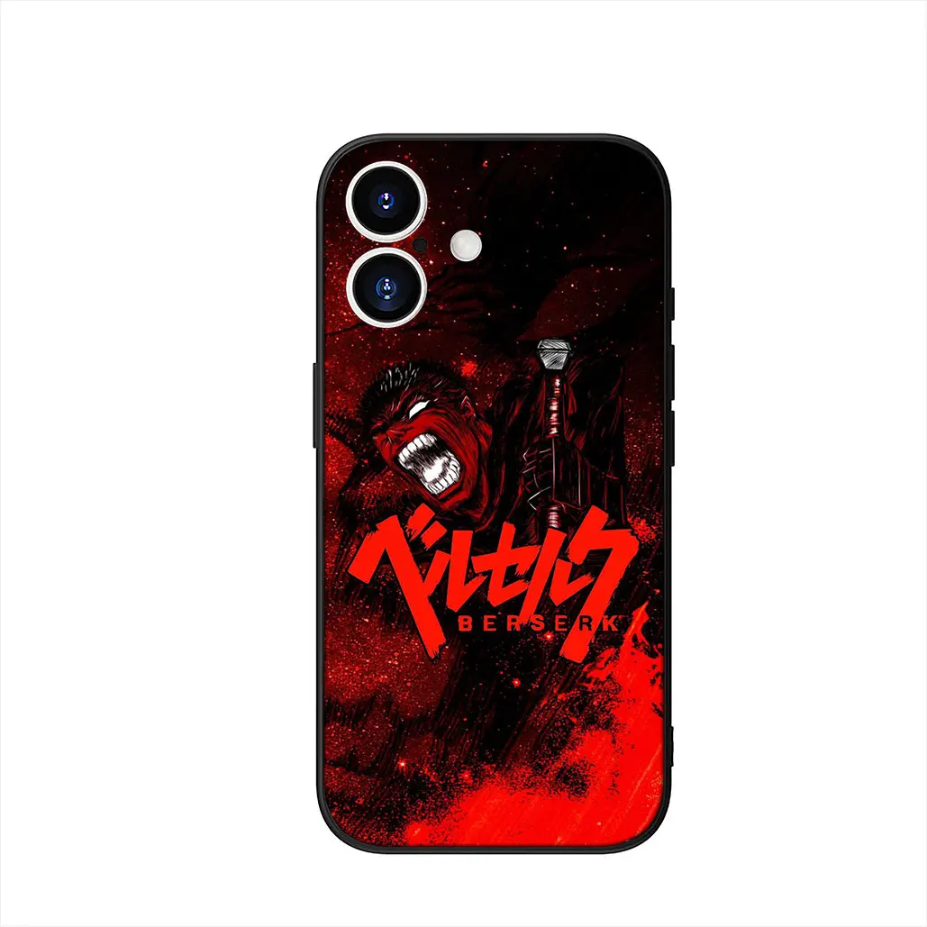 Anime Cartoon Berserk Guts Phone Cover Case