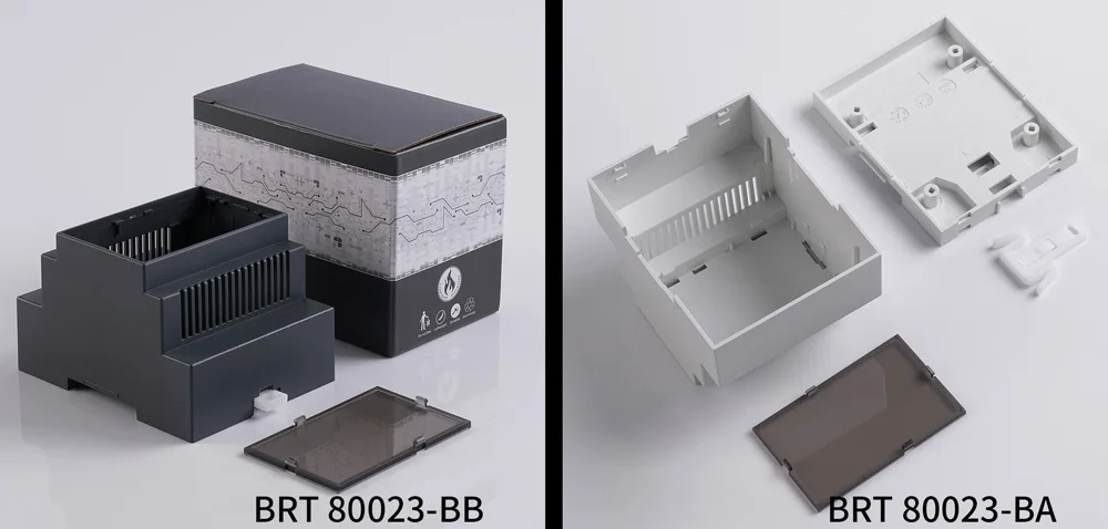 DIY Elektronische Din-schiene Box Junction Box Gehäuse Projekt Fall Indoor Instrument Gehäuse Elektronik Gehäuse Box90*88*58mm – Detail 3