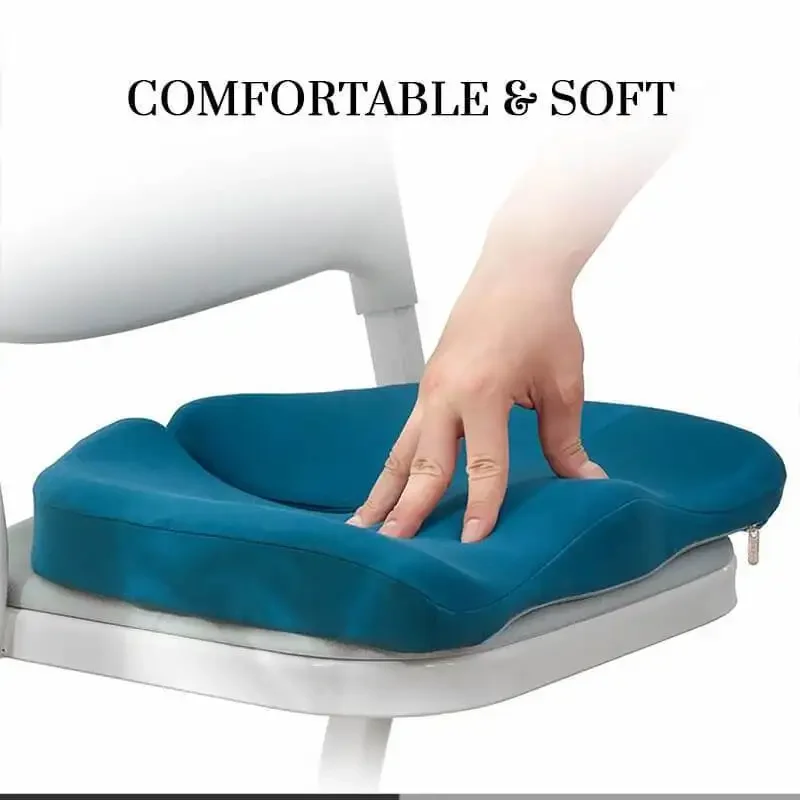Pressure Relief Seat Cushion Back Pain Orthopedic Therapy Car Office Chair Wheelchair Support Tailbone Sciatica Relief Artifact 4