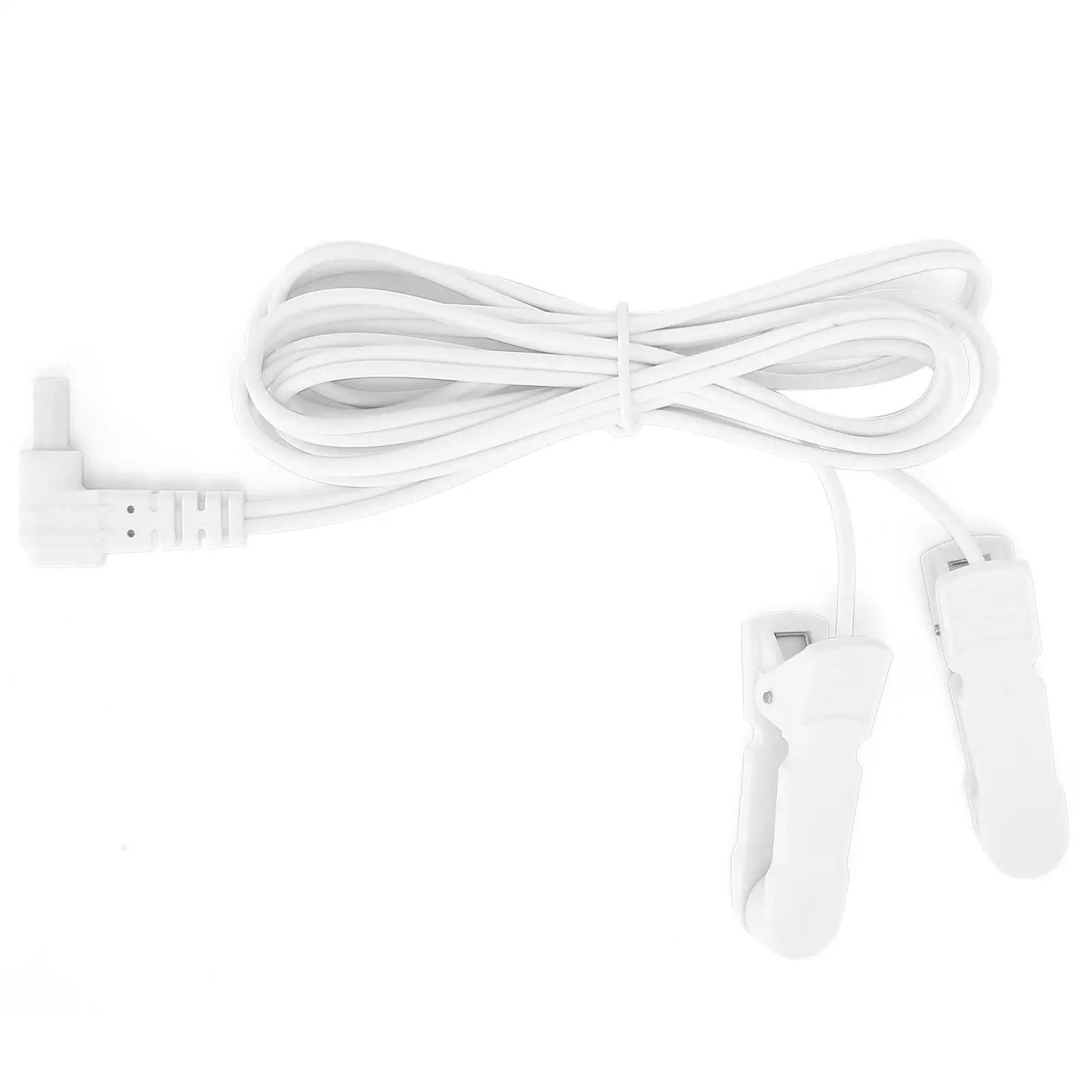 Replacement ear clip electrode wires for tens unit physiotherapy machine 1pc 2.35mm/3.5mm cable