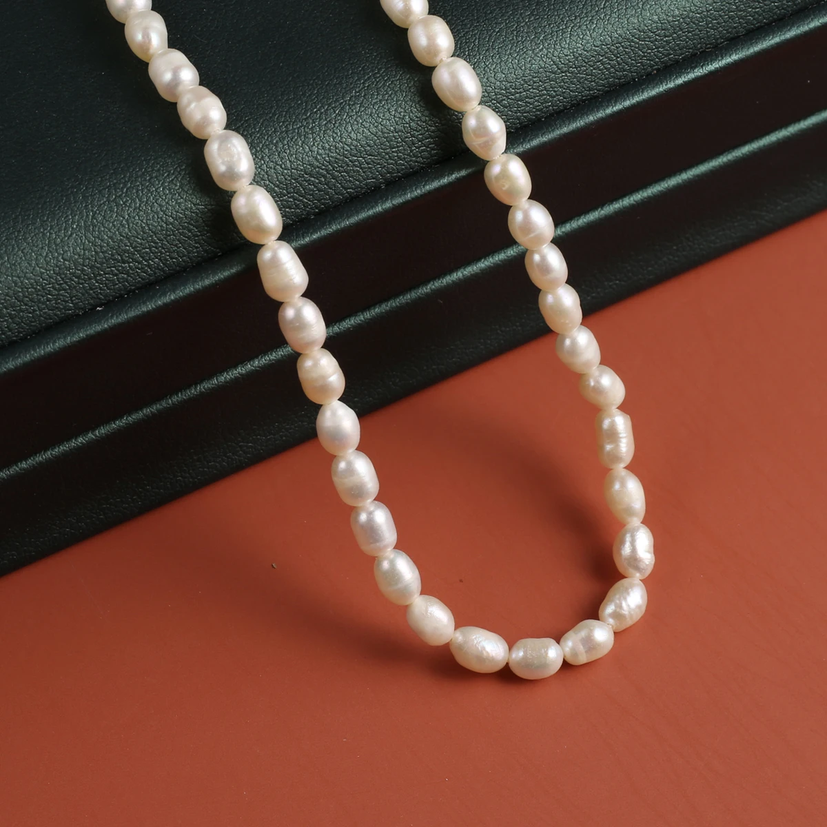 Natural Pearl Rice-Shaped Beads Exquisite Shape Elegant Appearance For DIY Jewelry Making Handmade Bracelet Necklace Length 36cm
