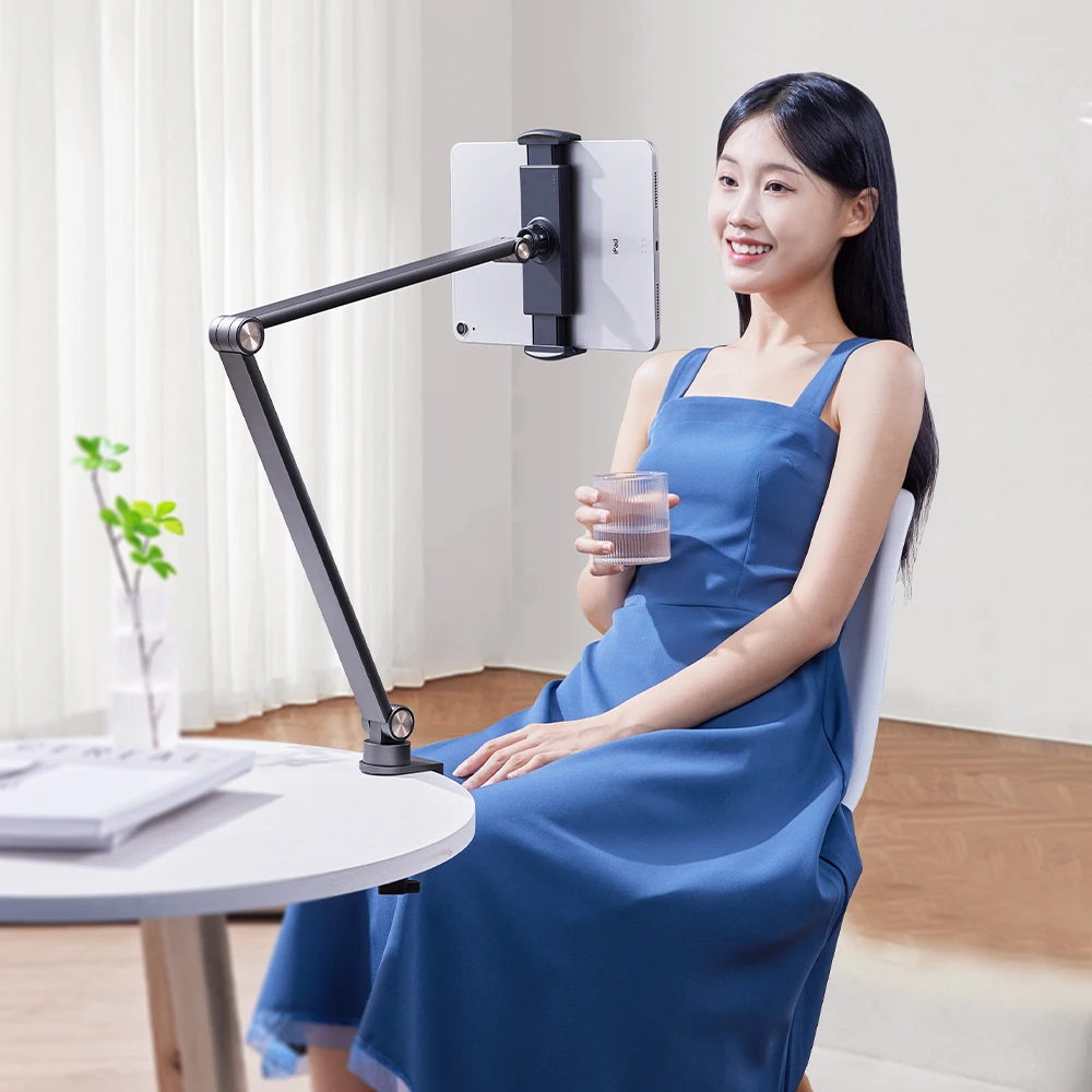 CT07 다기능 캔틸레버 관절형 휴대폰 및 태블릿 홀더 스탠드 데스크탑