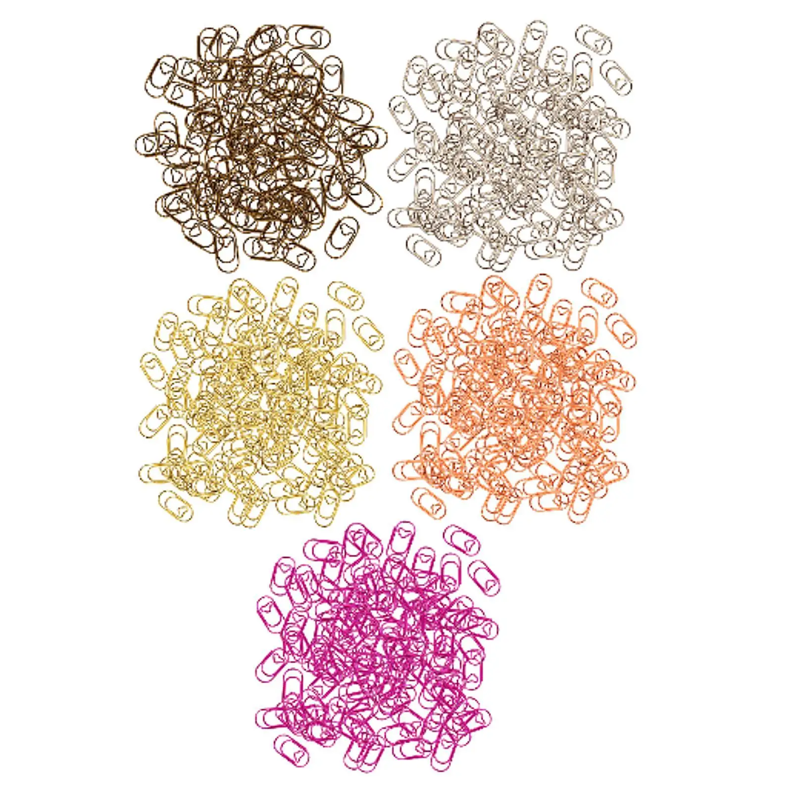 100개 종이 클립 노트 개인 문서 저널용 분류 클립