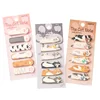 180sheets Cartoon Animals Sticky Notes Kawaii Cat Index Tabs Stickers Label Paper Notepads 6