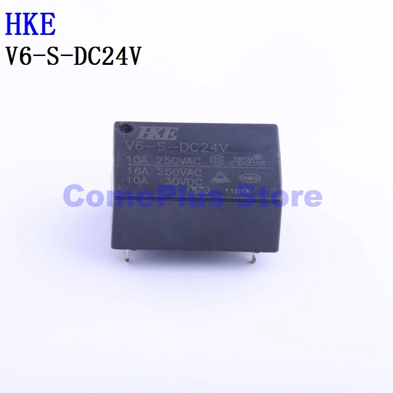 V6-S-DC5V V6-S-DC12V V6-S-DC24V HKE 전원 릴레이, 5 개