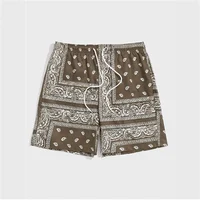 Trend Bandana Graphic Beach Short For Men Summer Fashion 3D Printed Swim Trunks Loose Casual Streetwear Hawaiian Short Pants 2