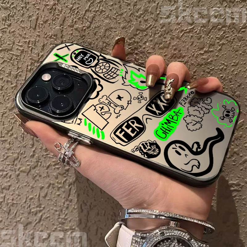 Street Classic Graffiti Print Shockproof Phone Case - Hard Cover Design