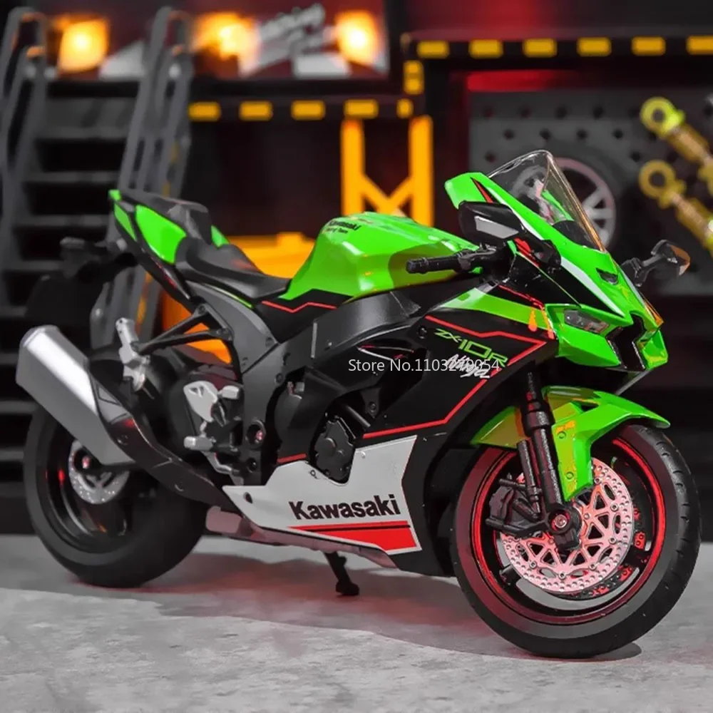 

Модель автомобиля WELLY 1/12 Kawasaki 2021, модель ниндзя, тяжелый мотоцикл, модель автомобиля из сплава, металлические модели пересеченной местности, двигательные модели, детские игрушки, подарки