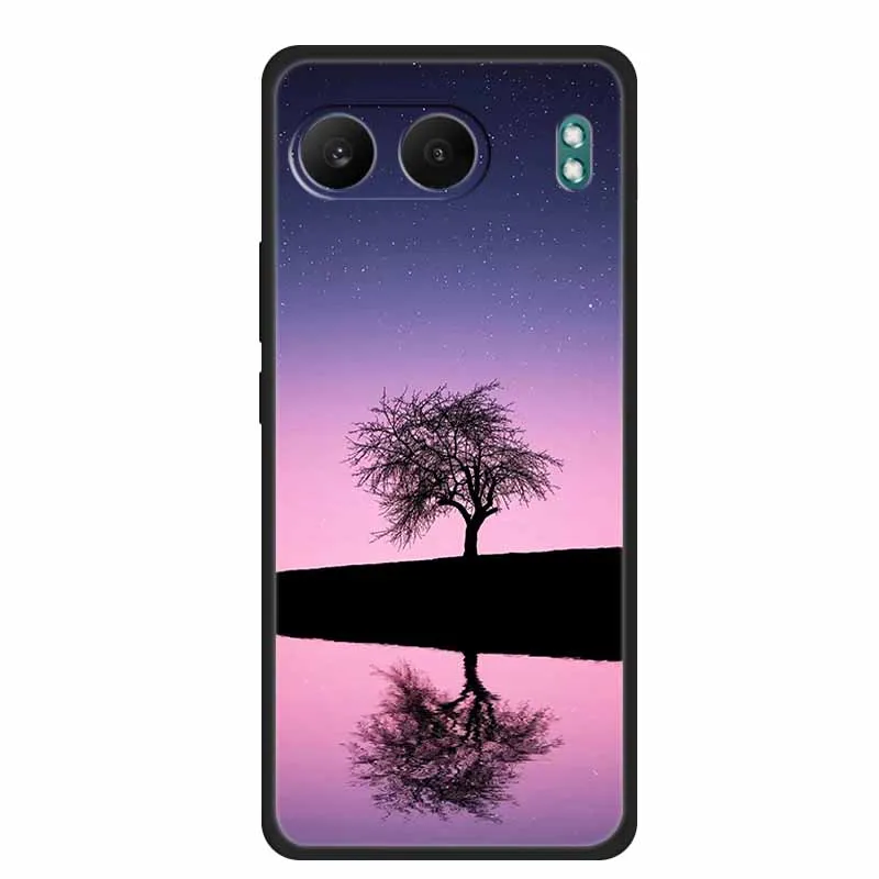 Charming Cat Design Soft TPU Phone Case with Bumper Protection