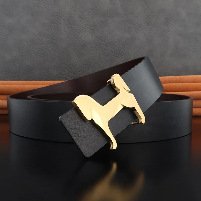 Black Golden buckle