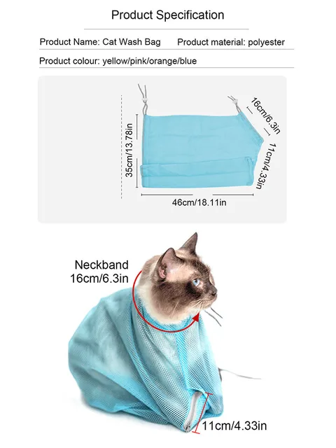 Cat Grooming Bath Bag 6