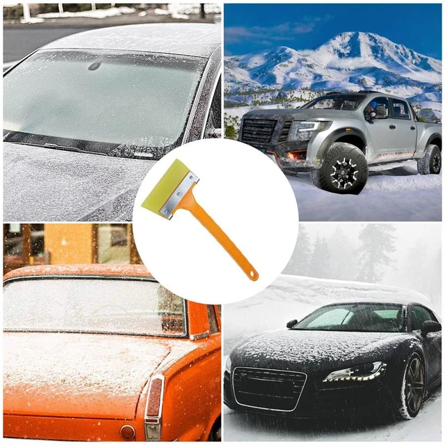 Grattoir à neige multifonctionnel pour vitres de voiture, brosse