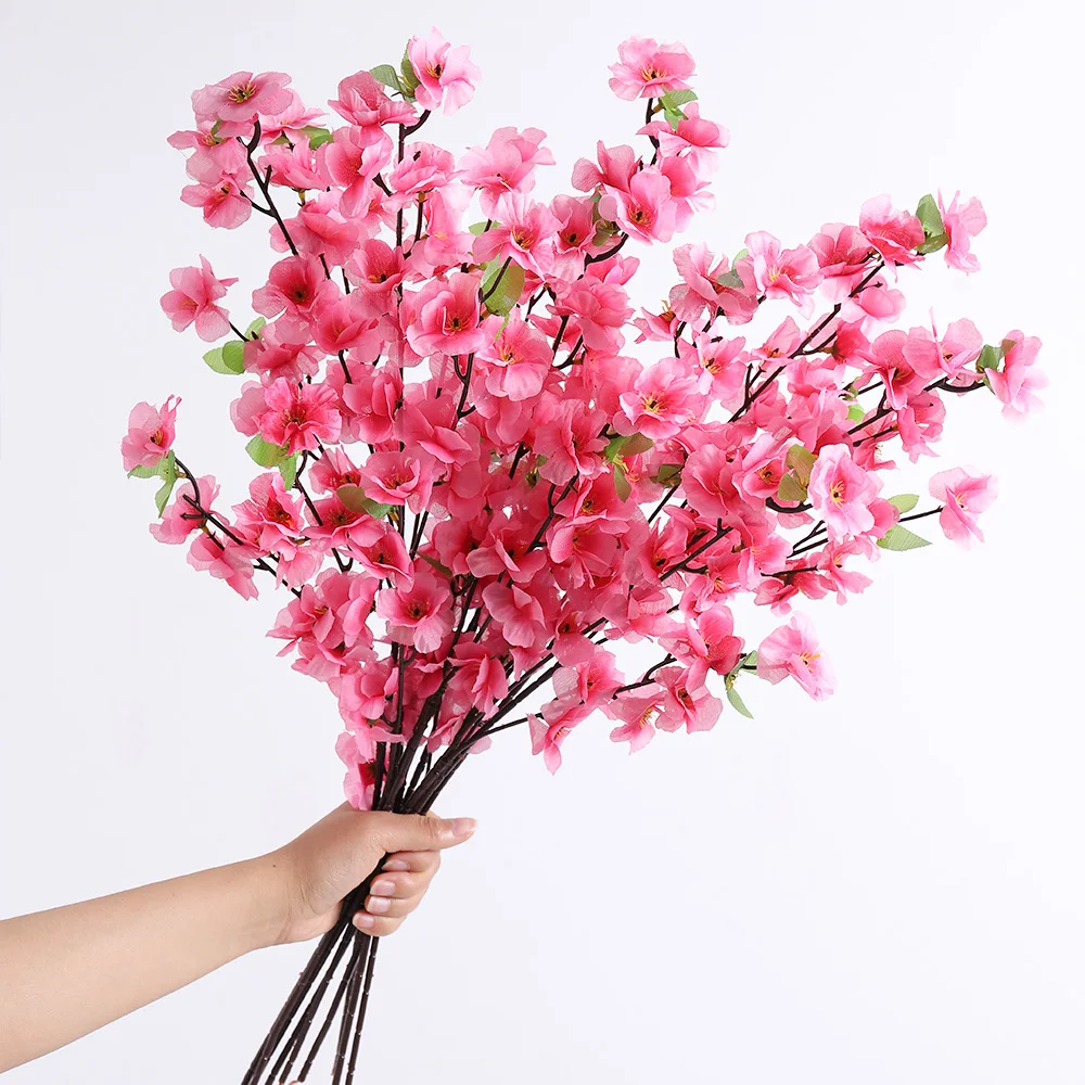 Peach Blossom Artificial Flower Bouquet Image 5