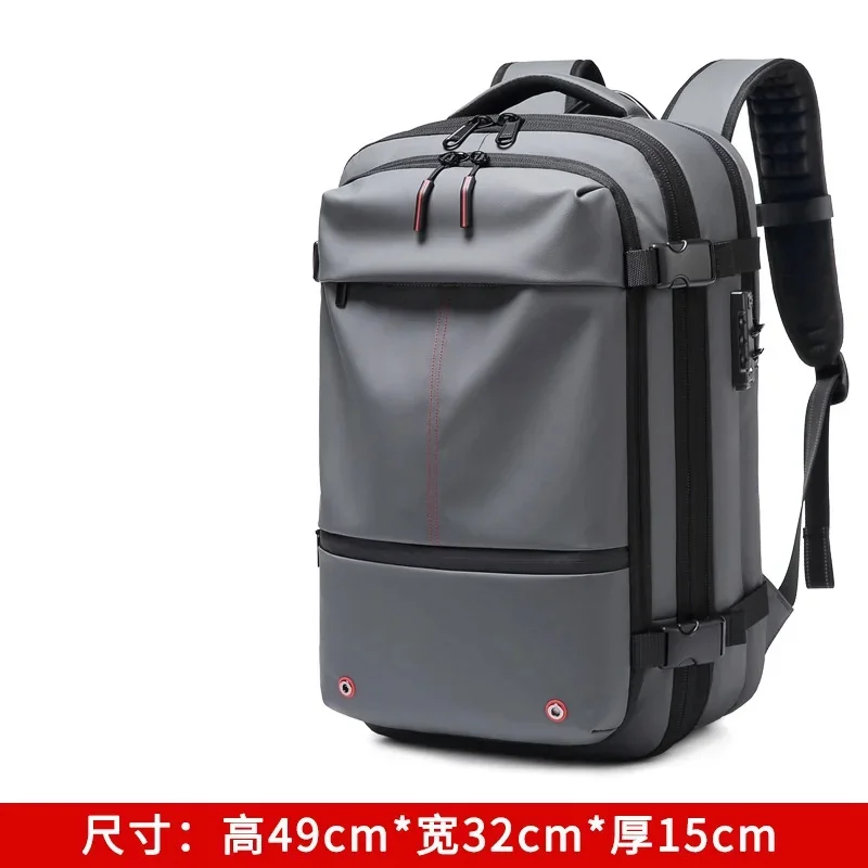 thumbnail image 1 of Mochila multifuncional de compresión al vacío para hombre, bolsa para ordenador portátil, para viajes de corta distancia, gran capacidad, 1 of 5