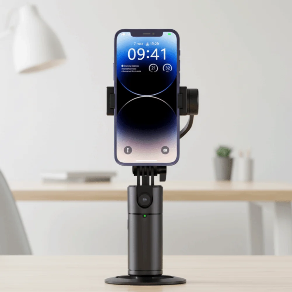 Face Auto Tracking Intelligent 360° Rotating Smartphone Gimbal Smart Function Stabilizer_voghion.com